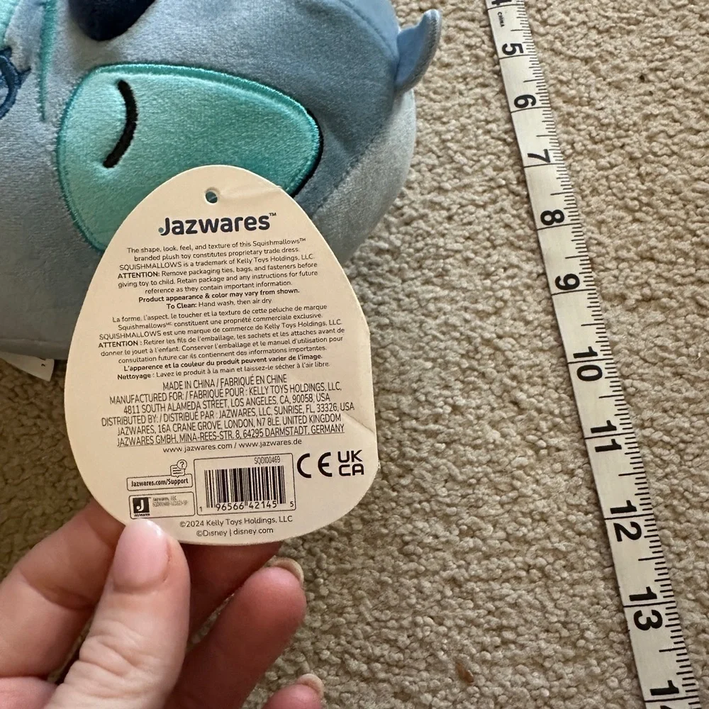 Disney Stitch holding Scrump